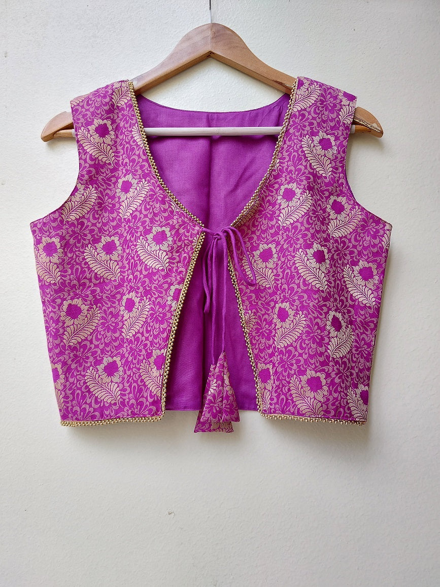 Pink Lace Koti Jacket
