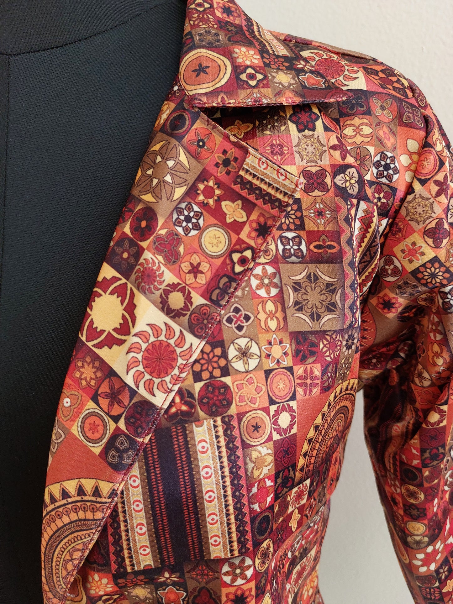 Brown Digital Printed Jacket