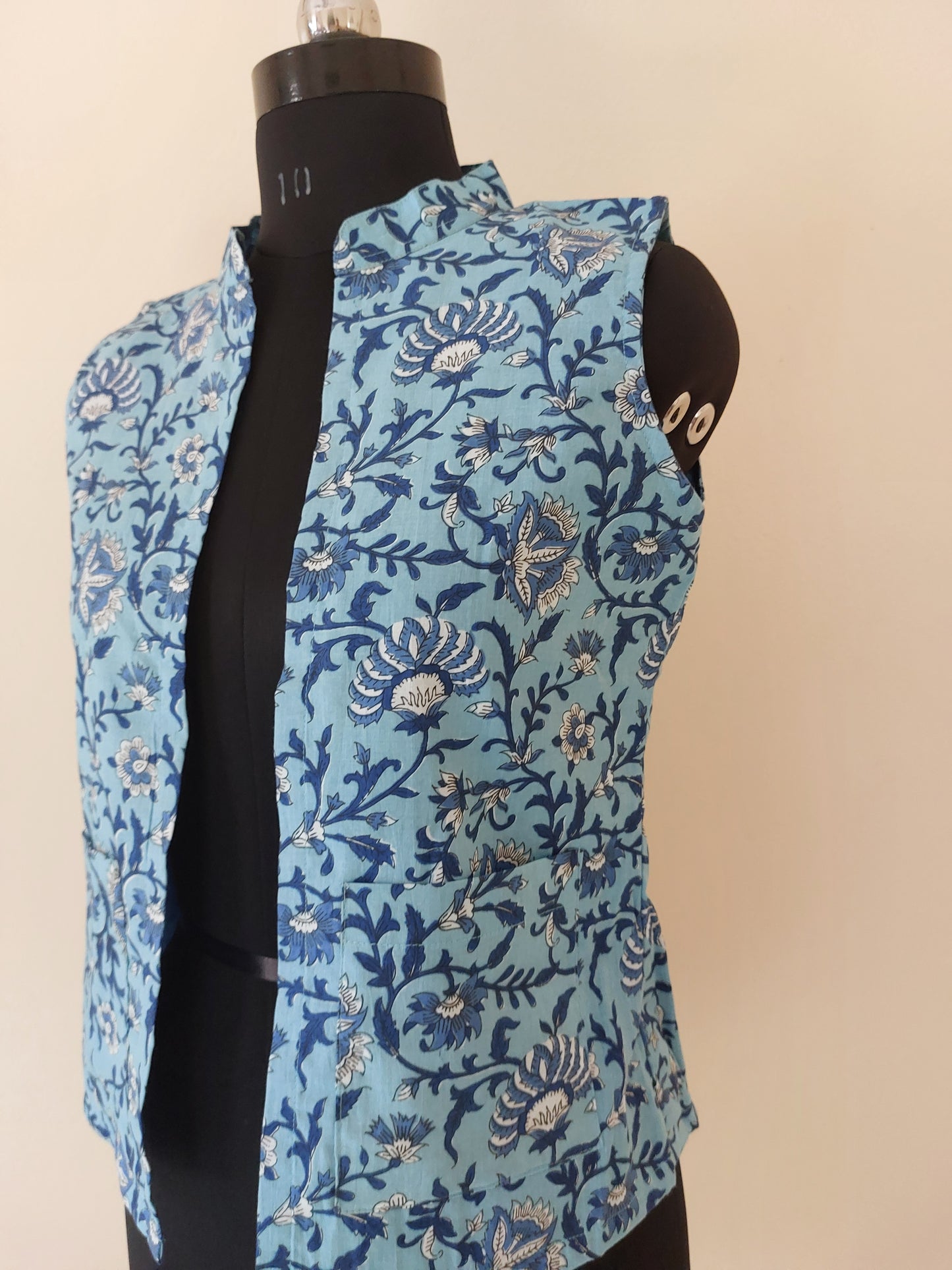 Blue Floral Modi Jacket