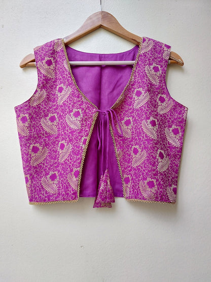 Pink Lace Koti Jacket