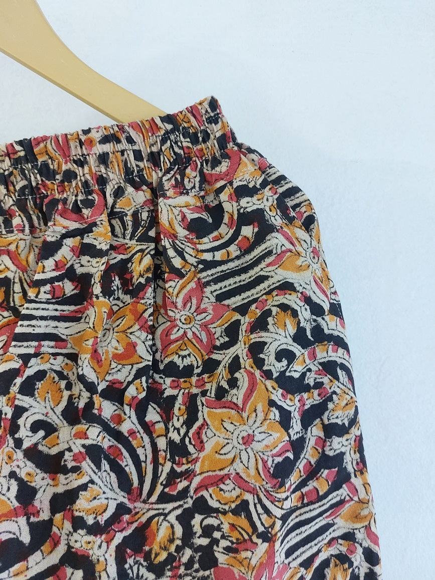 Blush Kalamkari Straight Pants