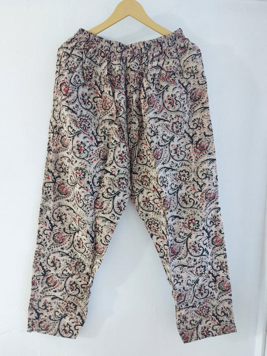 Offwhite Kalamkari Straight Pants