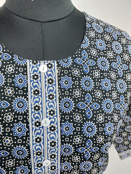 Black Butti Short Kurti