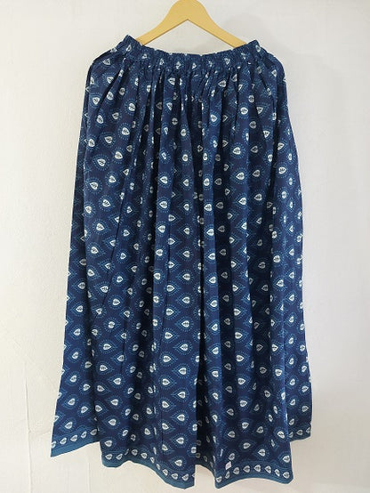 Indigo Spade Long Skirt
