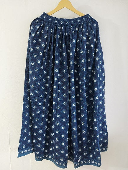 Indigo Spade Long Skirt