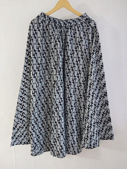 Black Paisely Long Skirt