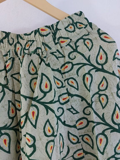 Green Leaf Long Skirt