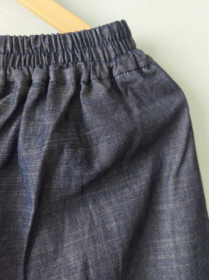 Dark Blue Denim Pants