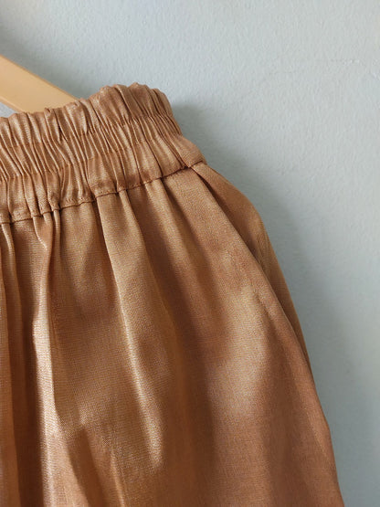 Dark Golden Tissue Pants