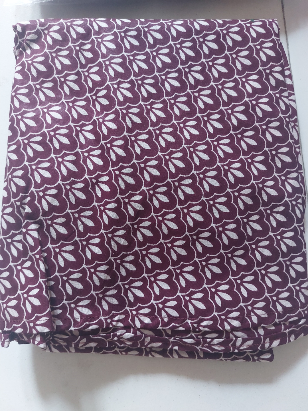 Maroon Butti Long Skirt