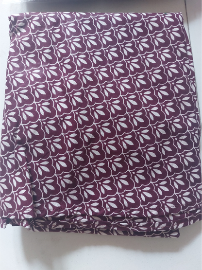 Maroon Butti Long Skirt