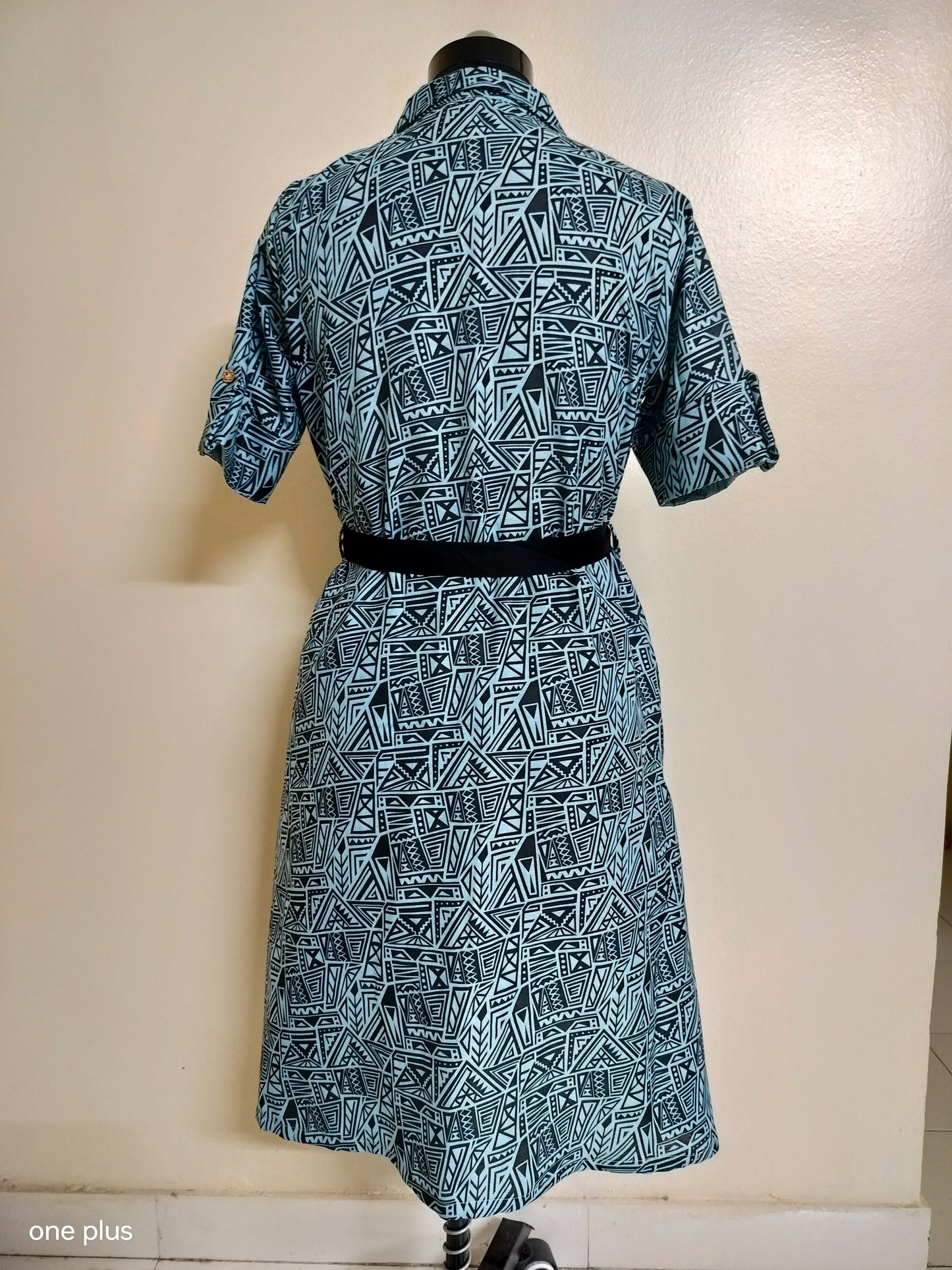 Blue Aline Shrug Dress