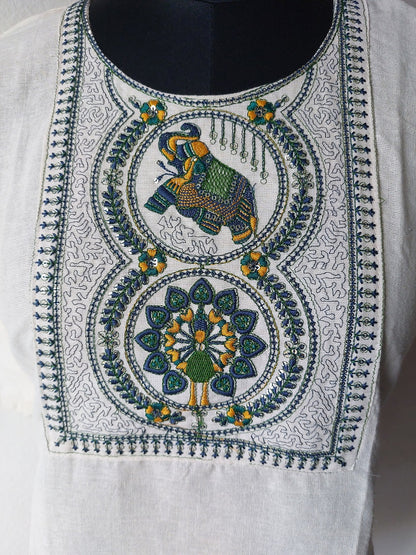 Khadi Animal Short Kurti